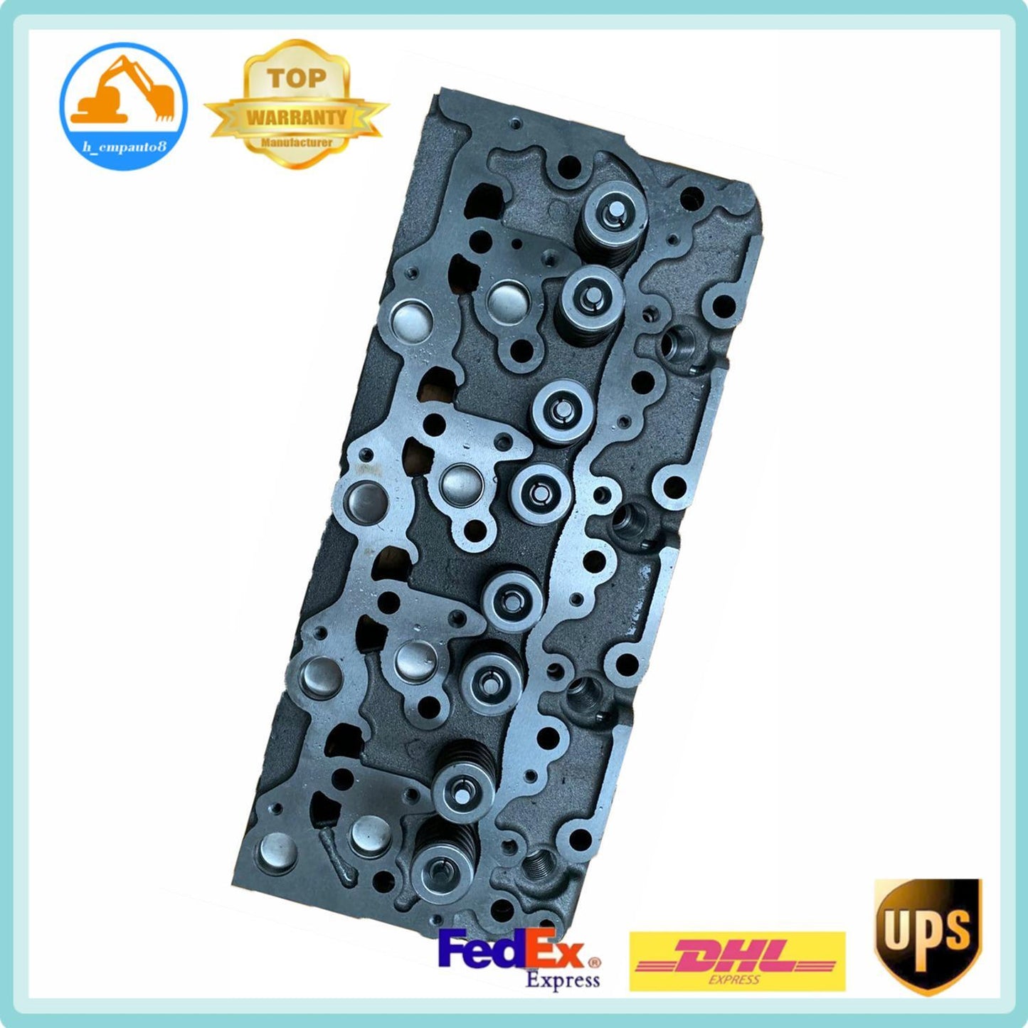ya 27 7.2 Full Cylinder Head 19077-03048 for Bobcat Kubota V2203 V2203T V2203E V2203B DHL