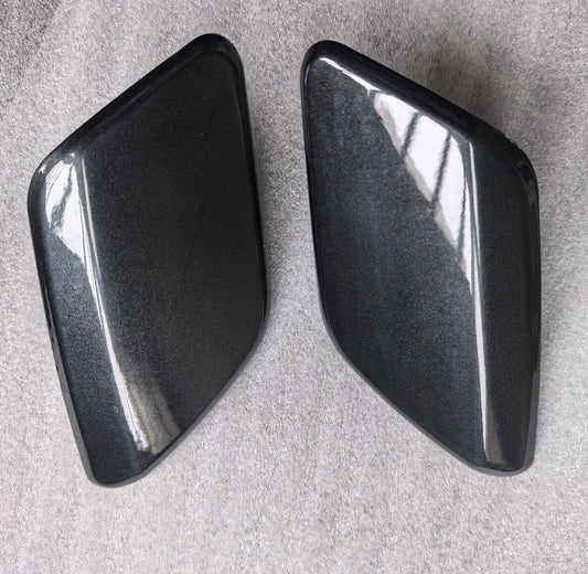 ya 27 6.18.2 Pair Front Head Light Washer Spray Nozzle Cover Savile Gray for Volvo S60 11-13