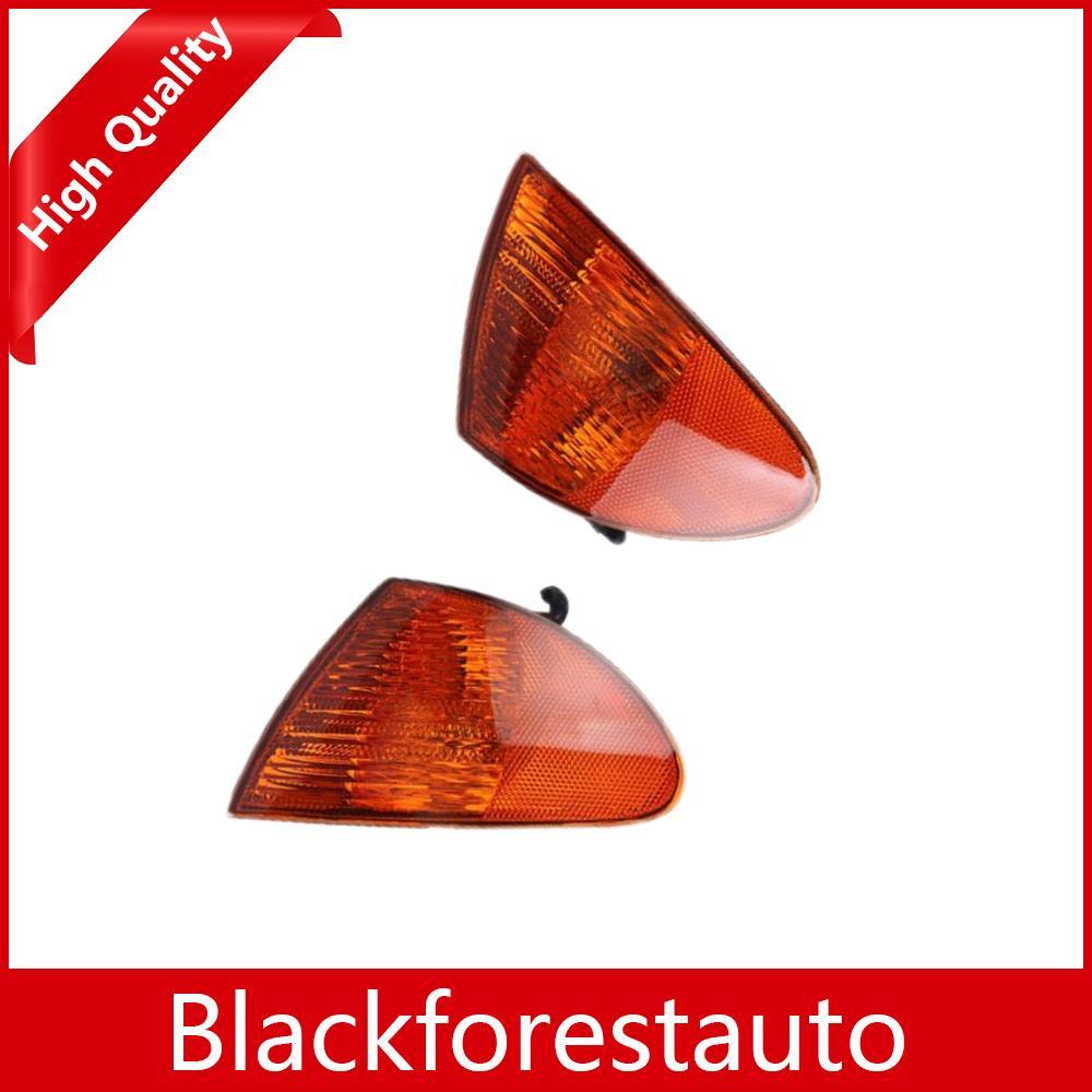ya 3 6.25.3 2 Parking Signal Indicator Corner Light Yellow for BMW 3 Ser E46 99-01 Sedan L&R