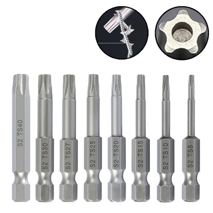 ya 26 Torx Screwdriver Bit Set 8pcs T8 T40 Suitable for Various Applications