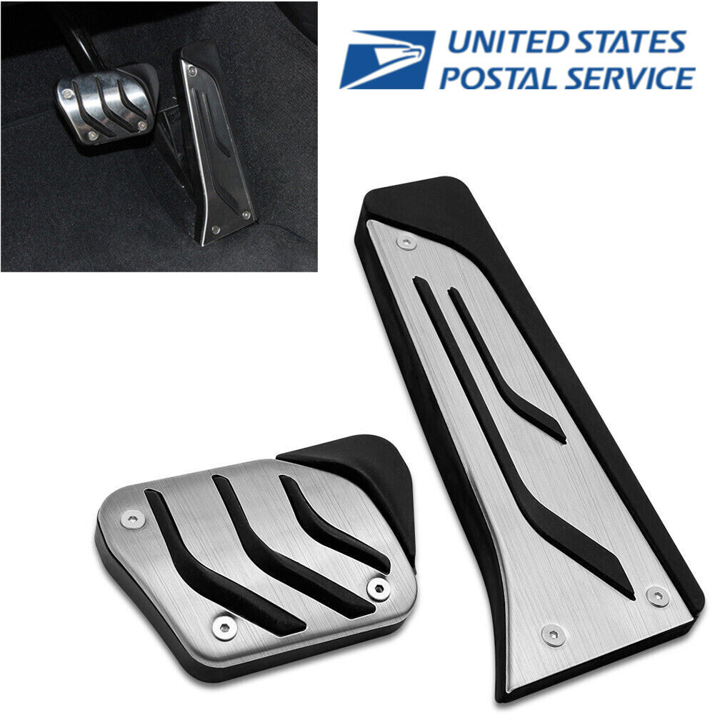 ya 9 6.5.2 2X Pedal Brake Pedal Accelerator Pad Cover for BMW E82 1 Series Coupe 2007-2014