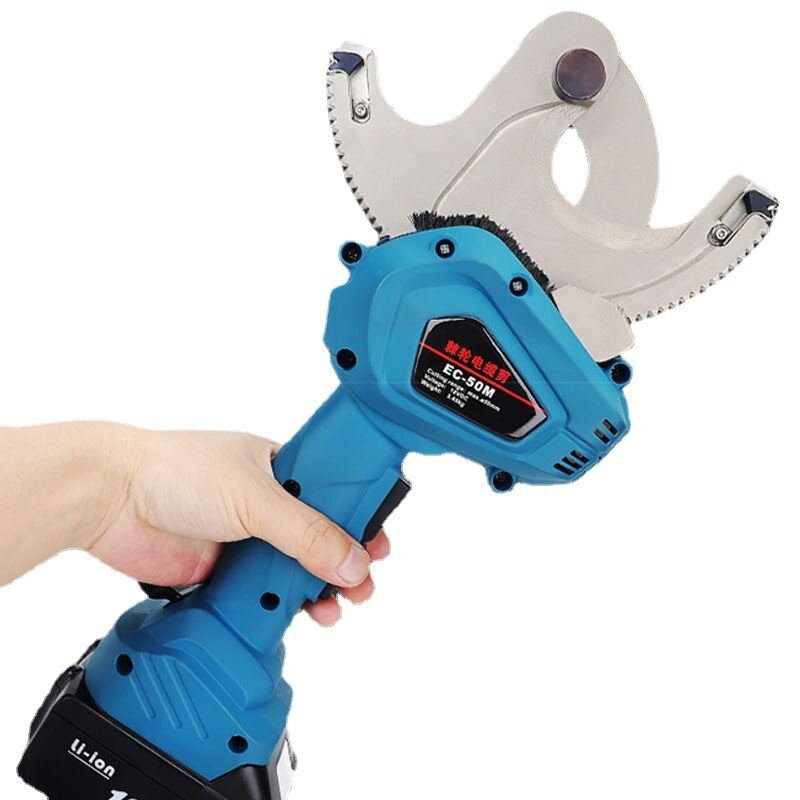 ya 25 Charging Ratchet Shears Copper-aluminum Portable Steel Core Wire Gear Scissors