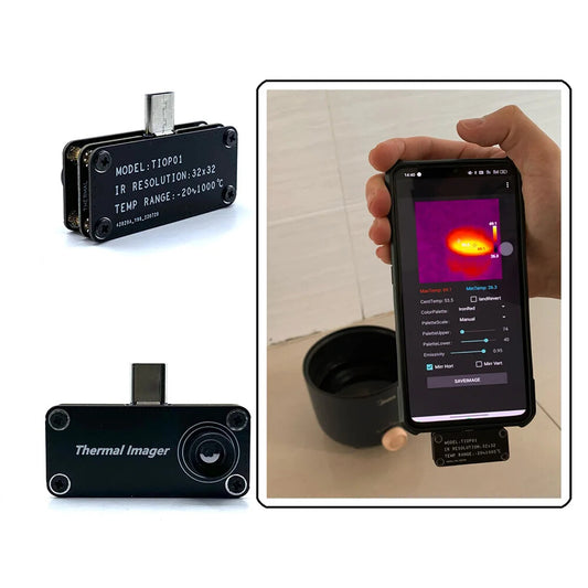 Mini Phone Temperature Sensor Professional External Thermographic Cameras