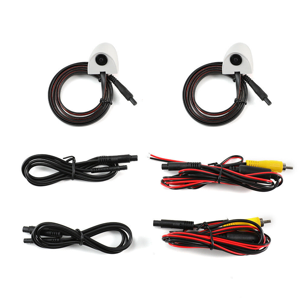 ya 5 8.7 12V 4-Pin Side Rear View Reverse Backup Camera For Truck Bus Car RV Boat Caravan
