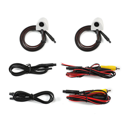ya 5 8.7 12V 4-Pin Side Rear View Reverse Backup Camera For Truck Bus Car RV Boat Caravan