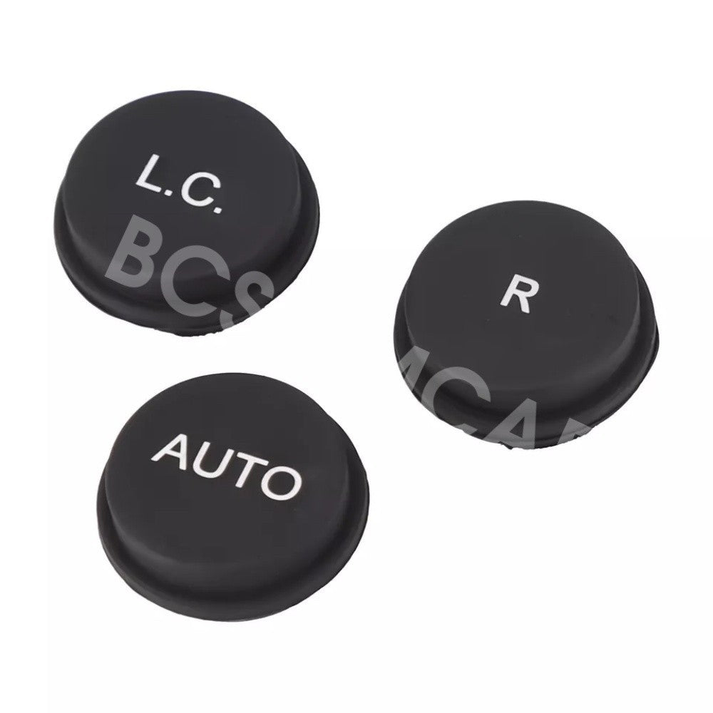 ya 13 3Pcs Car Console Shift Gear Panel Button Cover Fit for Ferrari 430 612 599 Parts