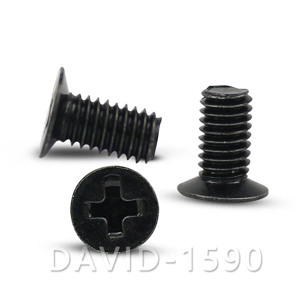M3 M4 M5 Black Steel Phillips Cross Flat Thin Head Countersunk 120¡« Screws