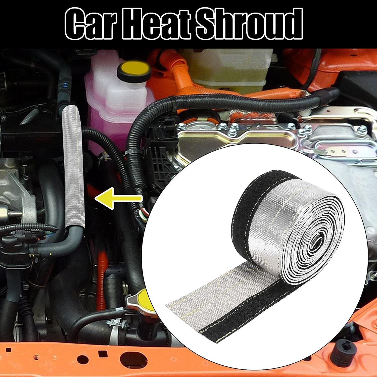 ya 5 8.7 Advanced heat insulation cover aluminum casing heat insulation oil line conductor heat dissipation cover