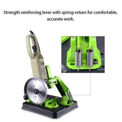 ya 17 Angle Grinder Holder Support For Cutting Machine DIY Aluminum Bracket Iron Base