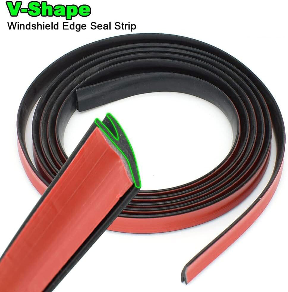 ya 5 8.7 9.84ft for Nissan Kicks Rear Windshield Weather Stripping Seal Y-Shaped Rubber