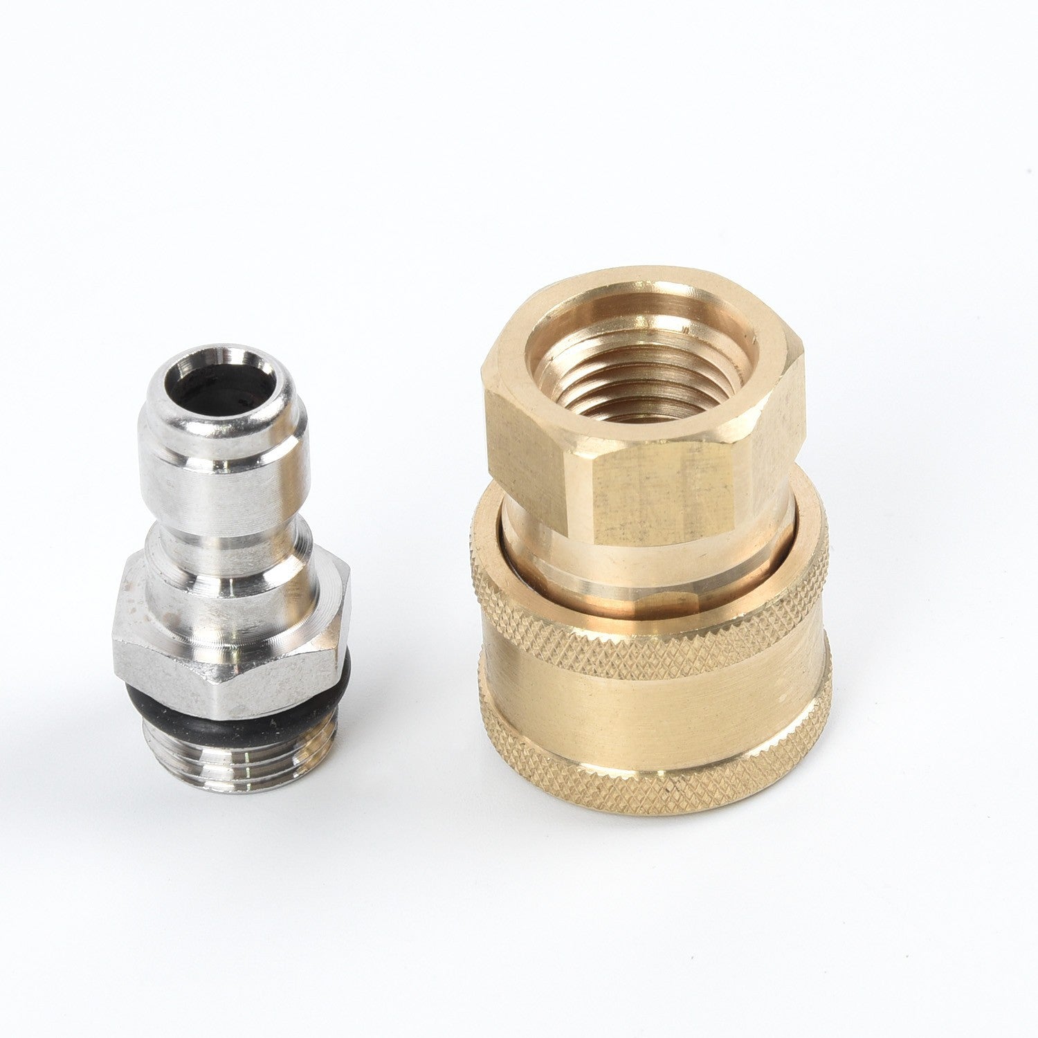 ya 14 Pair Pressure Washer Quick Release 1/4 Male M22/14 Female Brass Connector New