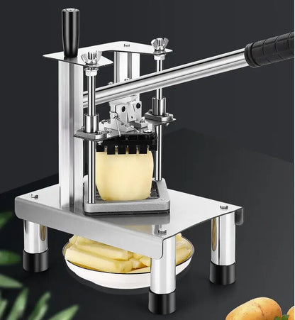 ya 26 Commercial Chips Cutter Manual Vegetable Cutter With 3 Stainless Steel Blades