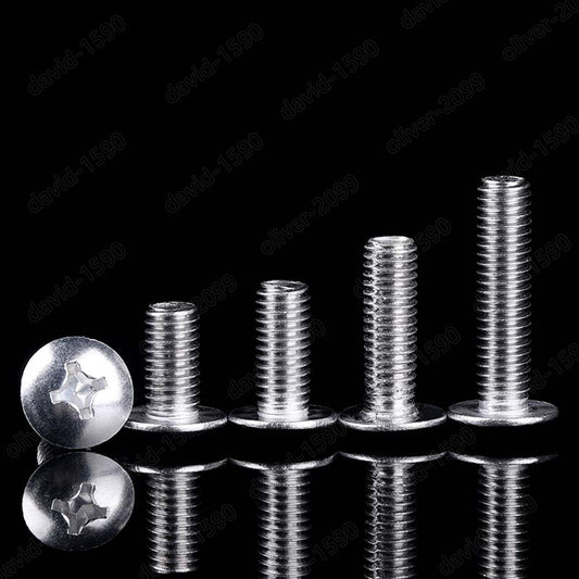 M5 M6 Aluminum Alloy 6061 Phillips Cross Truss Head Machine Screws Phillips Bolt