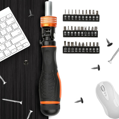 ya 26 Reliable Ratchet Screwdriver with Bits Innovative Screwdriver 40 Pack