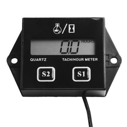ya 14 Digital Hour Counter and Tachometer for s Generators Chainsaws