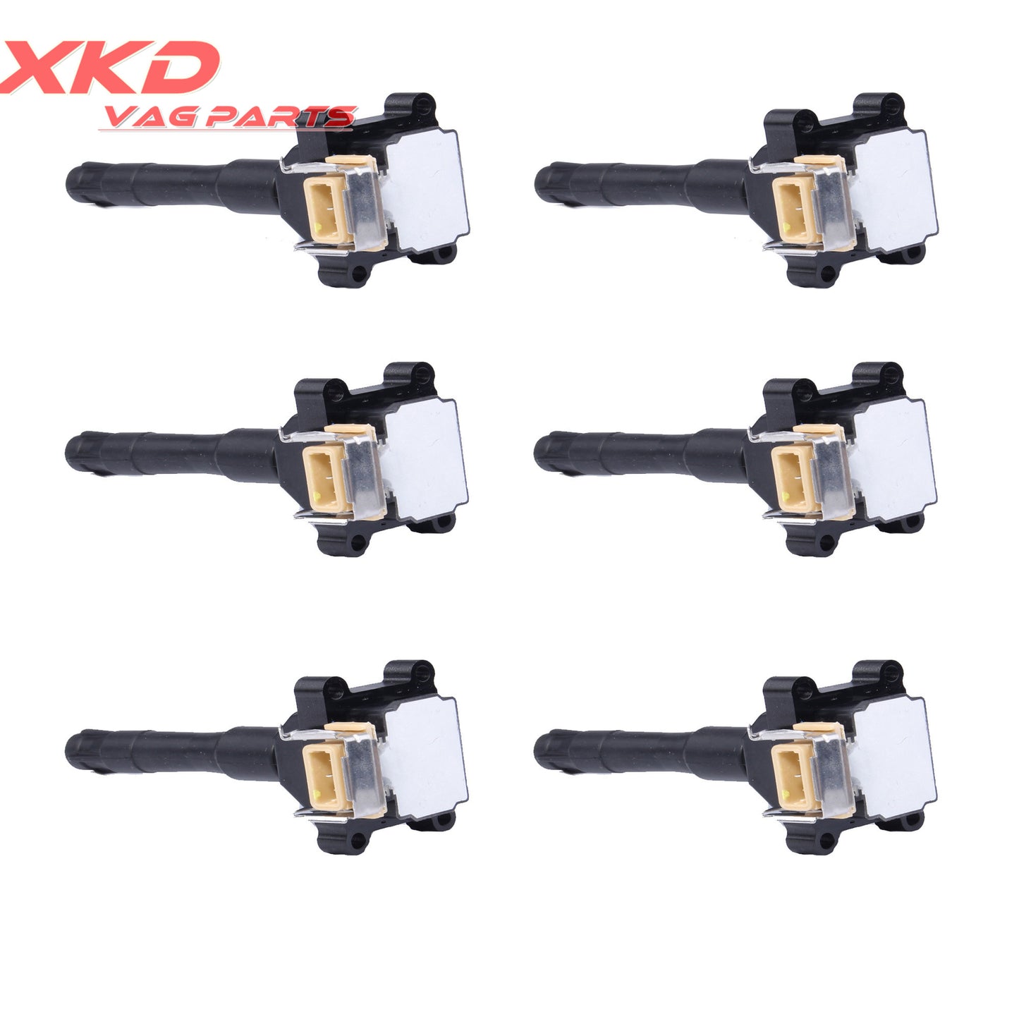 ya 5 8.7 6Pcs Ignition Coil for BMW E30 E32 E34 E36 M3 S50 E38 M42 M50 M60 12121729842