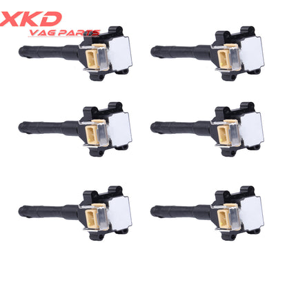 ya 5 8.7 6Pcs Ignition Coil for BMW E30 E32 E34 E36 M3 S50 E38 M42 M50 M60 12121729842