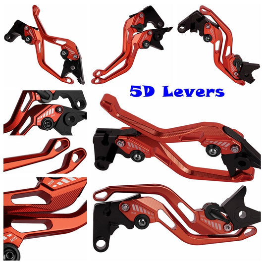 ya 8 5.26 For Aprilia RS125 1996-2005 / RS50 2000-2005 5D Brake Clutch Levers CNC 2001 02
