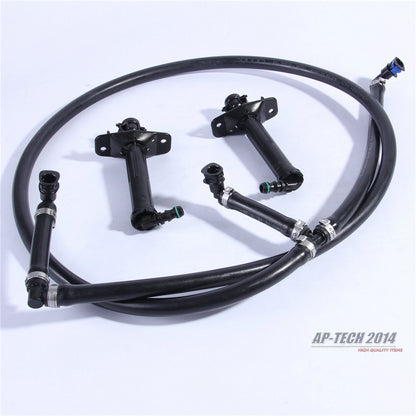ya 5 8.7 Left &Right Headlight Washer Sprayer Nozzle Hose Fit for Audi A6 S6 Avant quattro