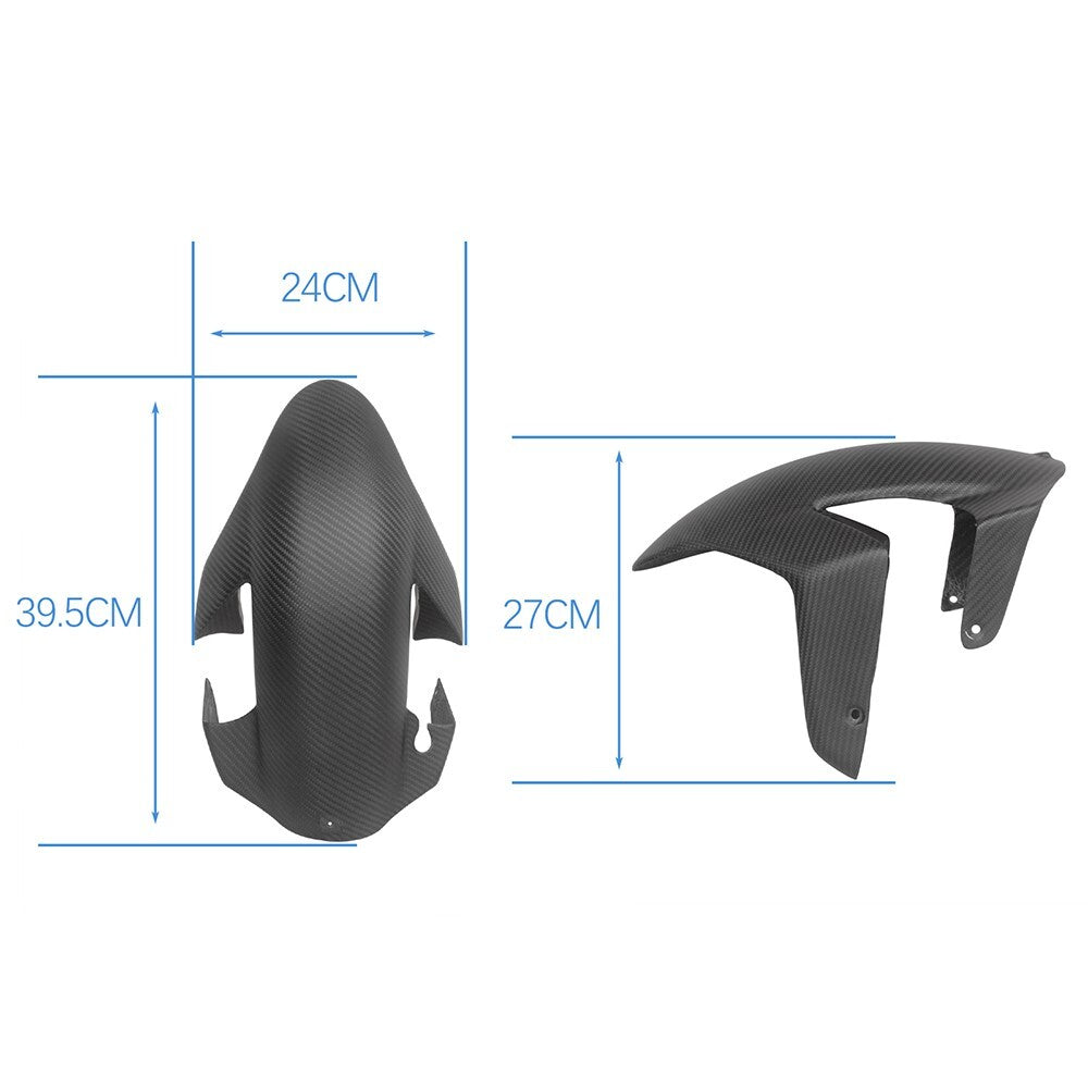 ya 5 8.7 for Ducati 749 999 03-06 Motorcycle Front Fender 100% Carbon Fiber-Matte Black