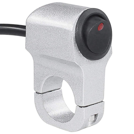 ya 1 7.4 Motorcycle Headlight Brake Fog Light Handlebar Switch ON-OFF Button 12V 22cm