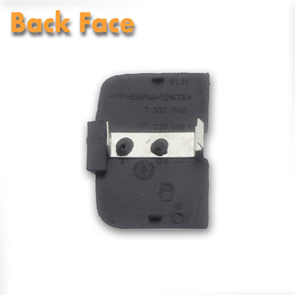 ya 5 8.7 1Pcs Front Bumper Tow Hook Cover Towing Eye Cap for BMW 3-Series E46 2002-2004