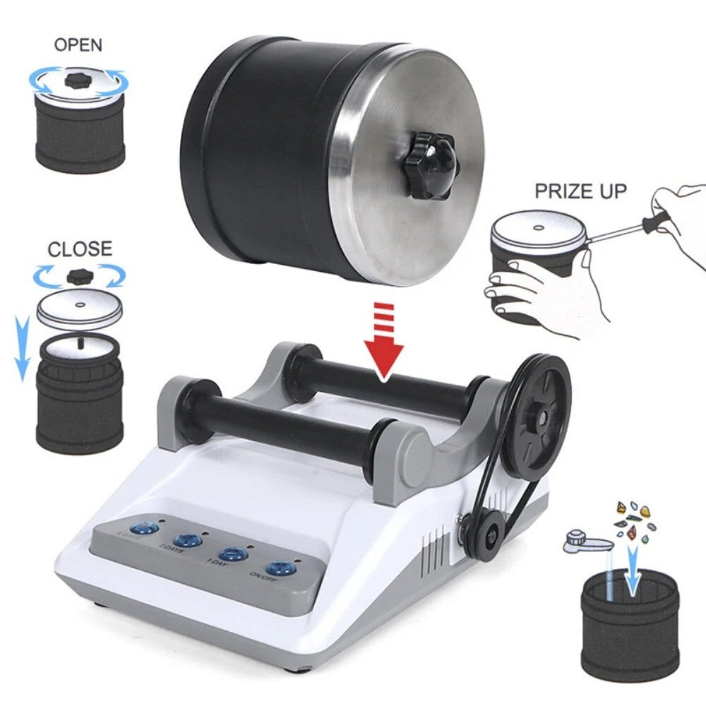 ya 26 Kids Electric Gemstone Grinder Science Experiment Set Diy Gemstone Polisher