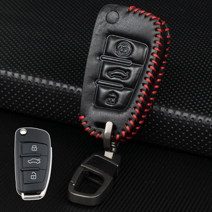 ya 5 8.7 Button Flip Remote for Smart Key Case Cover Holder for Audi Q7 TT Quattro S3 RS Q3