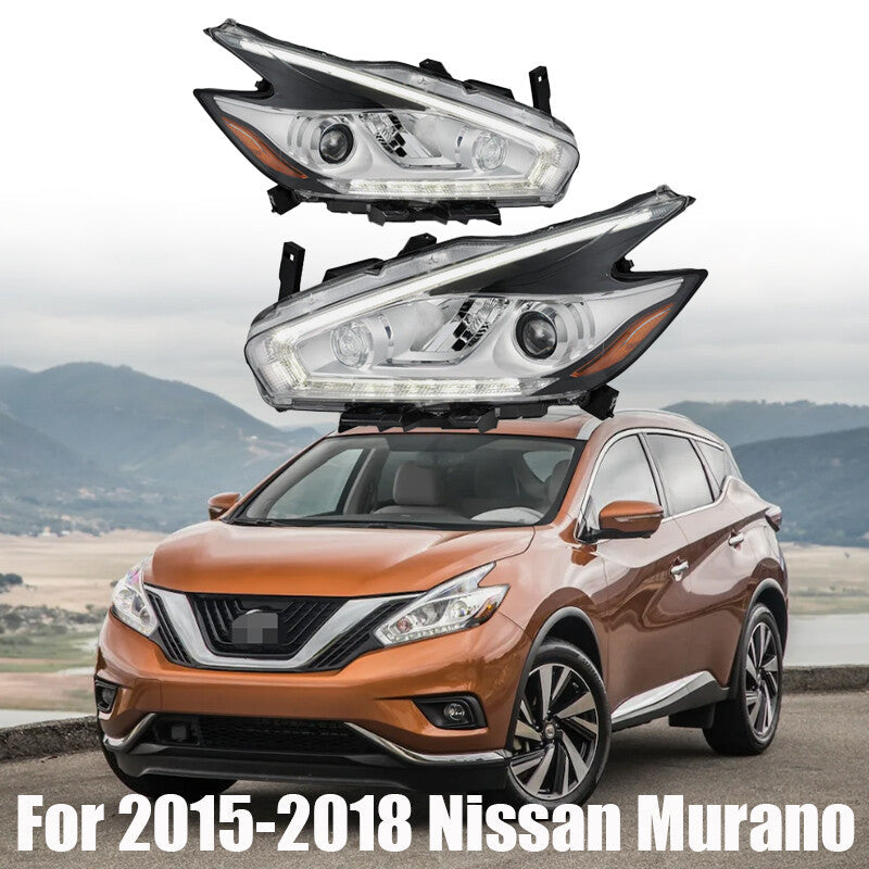 ya 11 10.28 Full LED Headlights Assembly Headlamps Left+Right For 2015-2018 Murano n