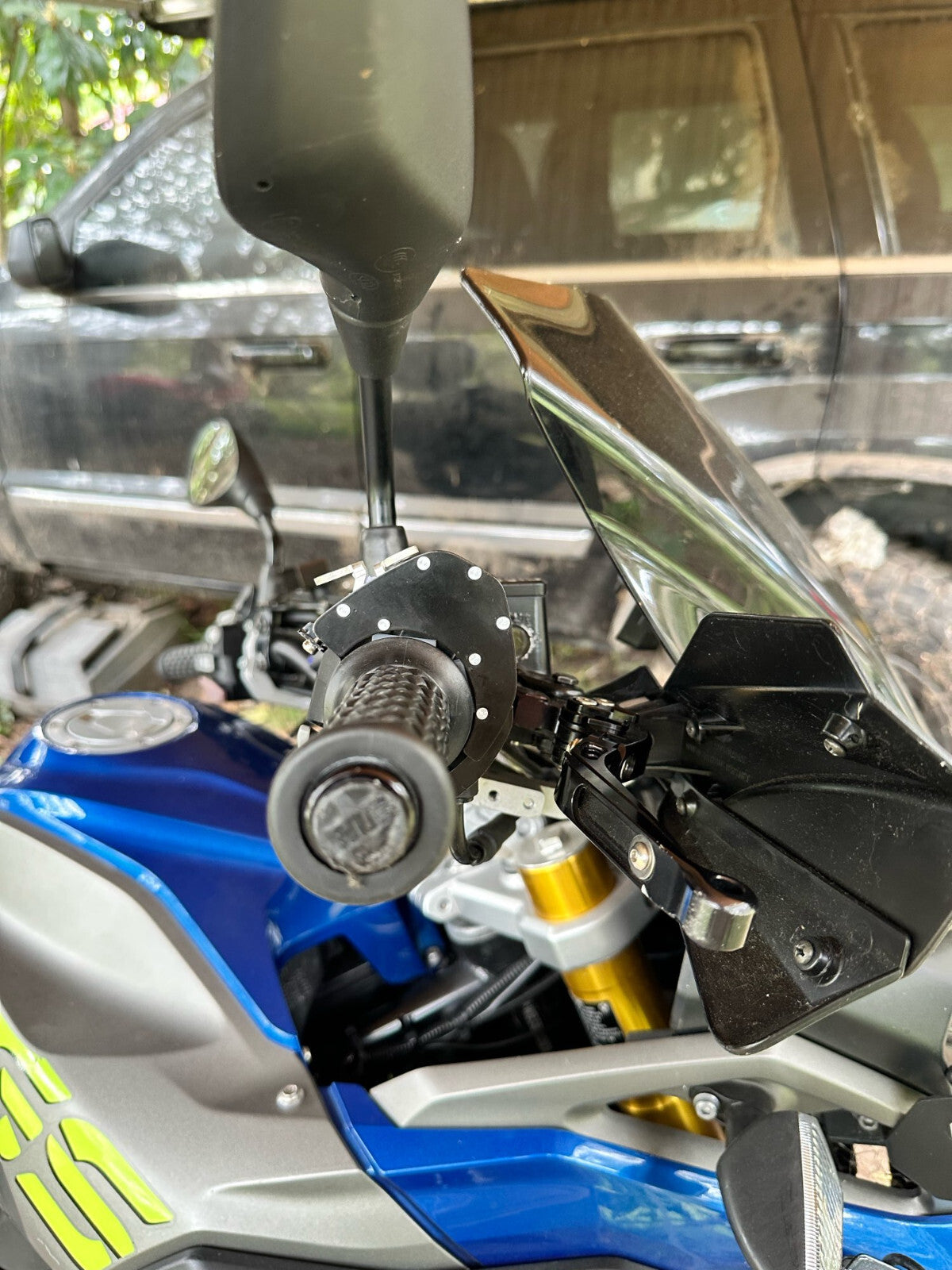 ya 5 8.7 Throttle Assist Top Kit Engine Throttle Control Cruise Lock Stainless Motorcycle