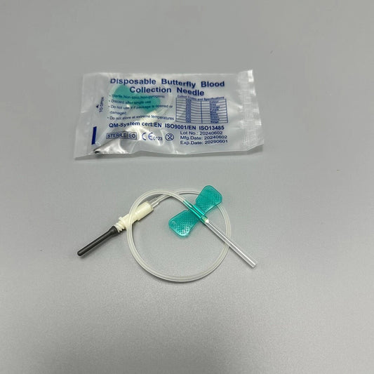 21G Butterfly needle, Butterfly type needle, Individually Wrapped