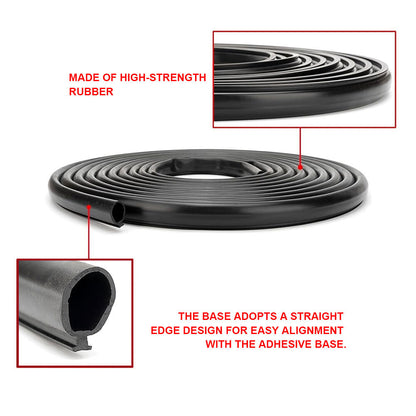 ya 5 8.7 018-338-BLK 30 Ft RV Slide Out Seal Secondary Seal Gasket Camper Travel Trailer