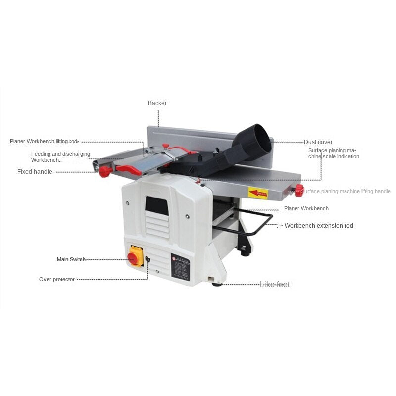 ya 25 Electric Woodworking Electric Planer Electric Planer All-in-one Machine 1500W