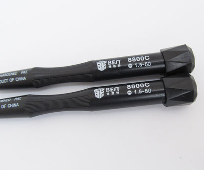 ya 14 10pcs BEST 8800C-50 Slotted Flat 1.5mm Pision Screwdriver Repair Tool