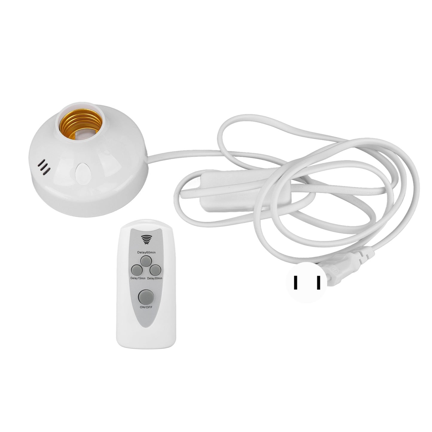 ya 14 US Plug Remote Control Light Socket Smart Wireless Light Bulb Socket E27