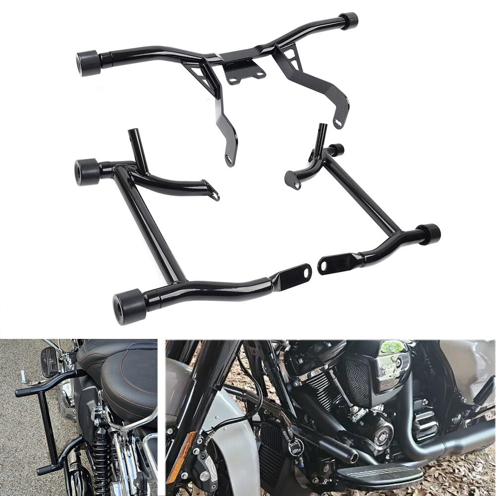 ya 27 7.20 Saddlebag Guard Front Engine Highway Crash Bar for Harley Road Street 14-24 17
