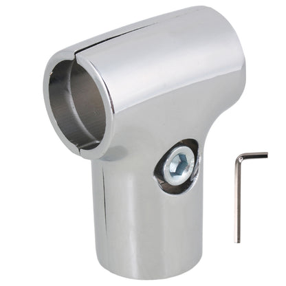 ya 26 6x Display Rack Clamp Pipe Fitting 25mm Shelves Tube Tee Connector Silver