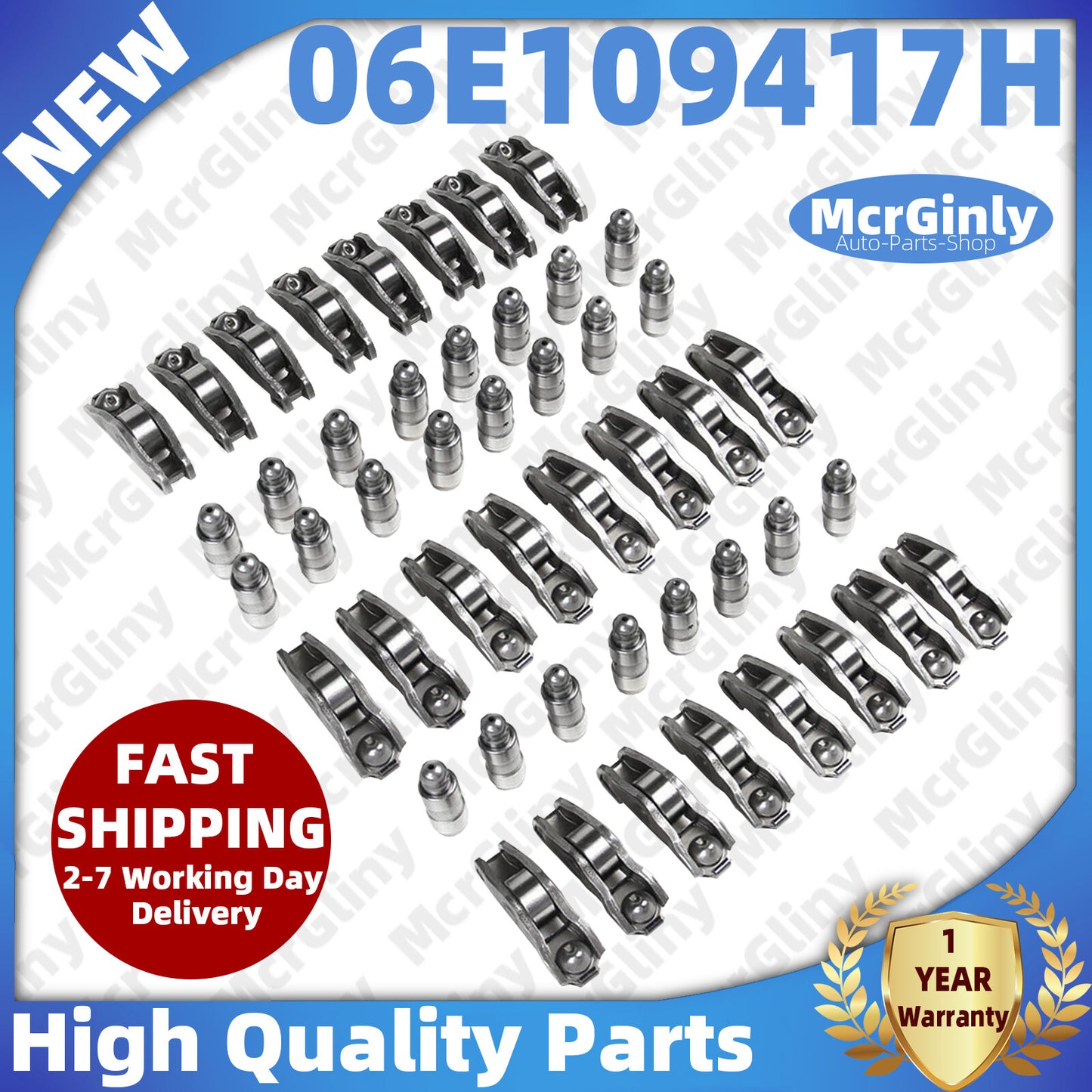 ya 2 7.15 24Pcs Rocker Arms Hydraulic Tappets & Lifters Set for Audi for A4 A5 S5 for VW Touareg