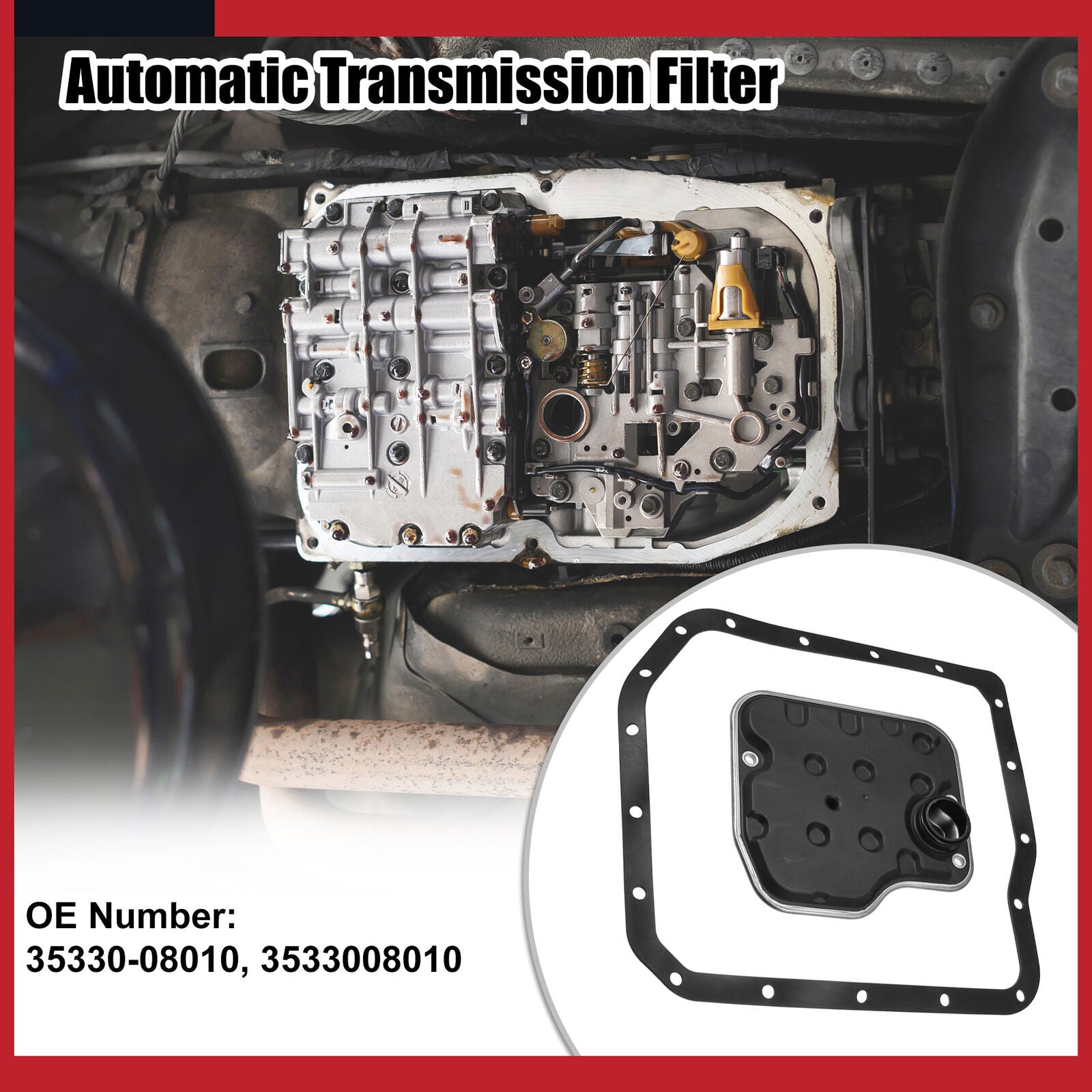 ya 1 8.5.2 Pack for for Camry 2004 - 2009 Automatic Transmission Filter Oil Filter 