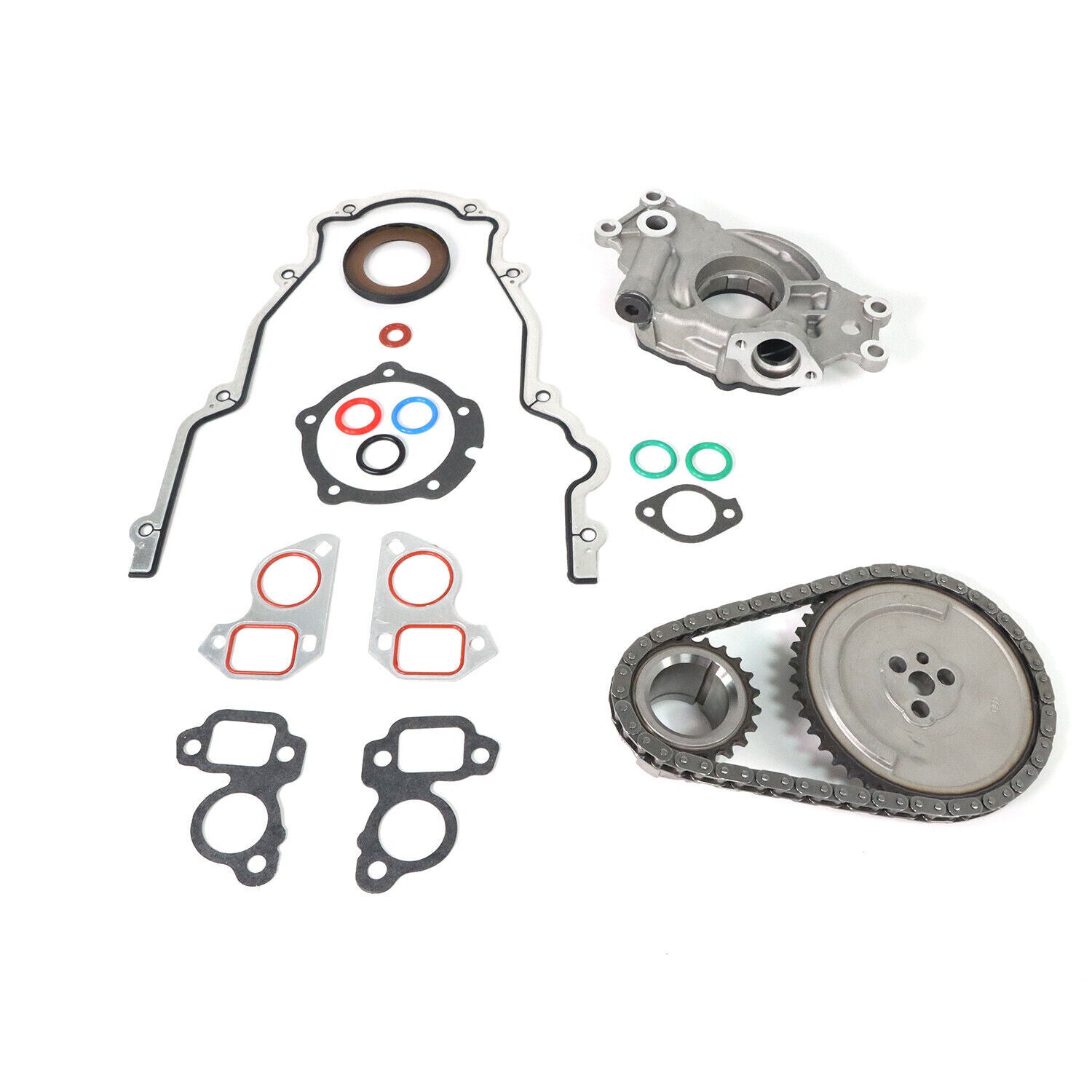 ya 9 6.4 Oil Pump Timing Chain Kit Gasket Set For 07-13 for Chevrolet for GMC 5.3 6.0 6.2L