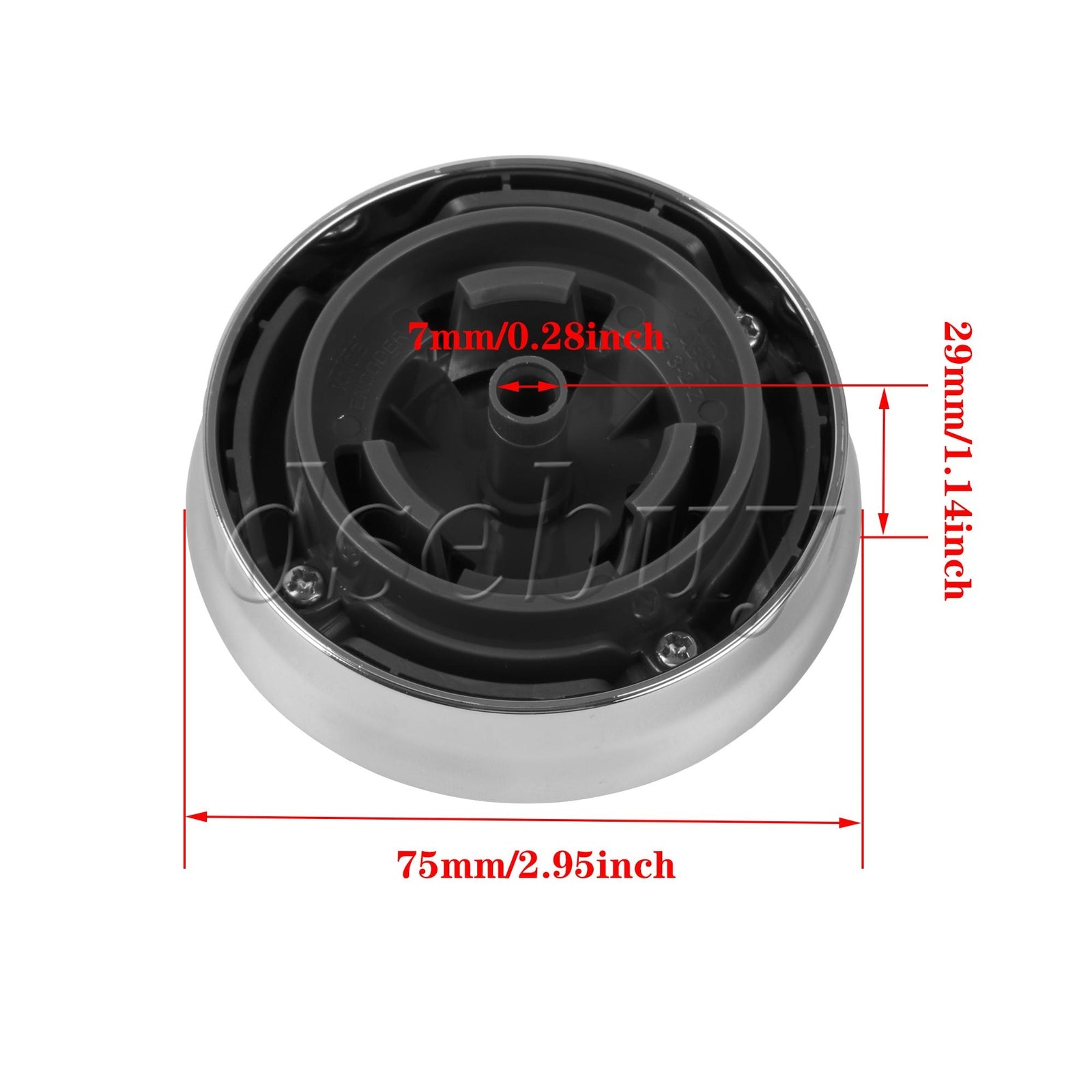 ya 26 Laundry Appliance Control Knob Silver 0.28  Replacement for AP6002623