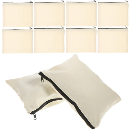 ya 26 10PCS Zipper Storage Pouch Tool Pouches with Zipper Tool Organizer Pouch