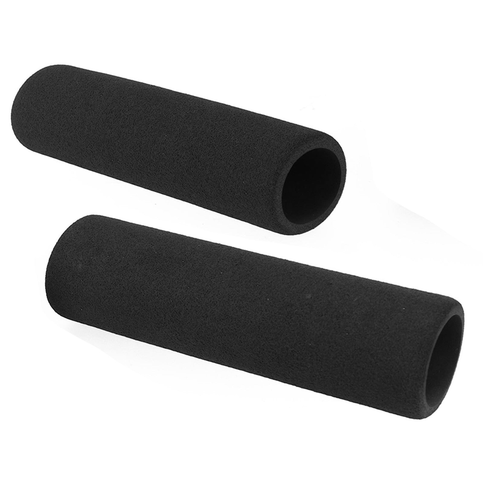 ya 5 8.7 Slip On Grip Covers for Motorcycle Bars Thick Foam Anti Vibration Black 1 Pair