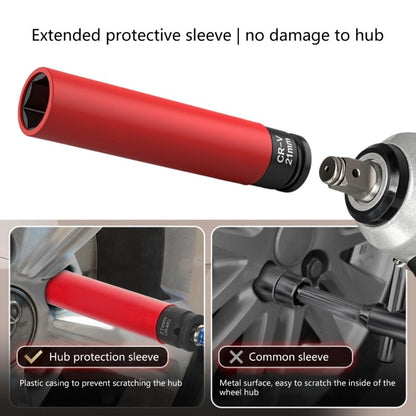 ya 25 Pise Machined 17 19 21mm Impact Socket Tire Service Tool With Organizers Case