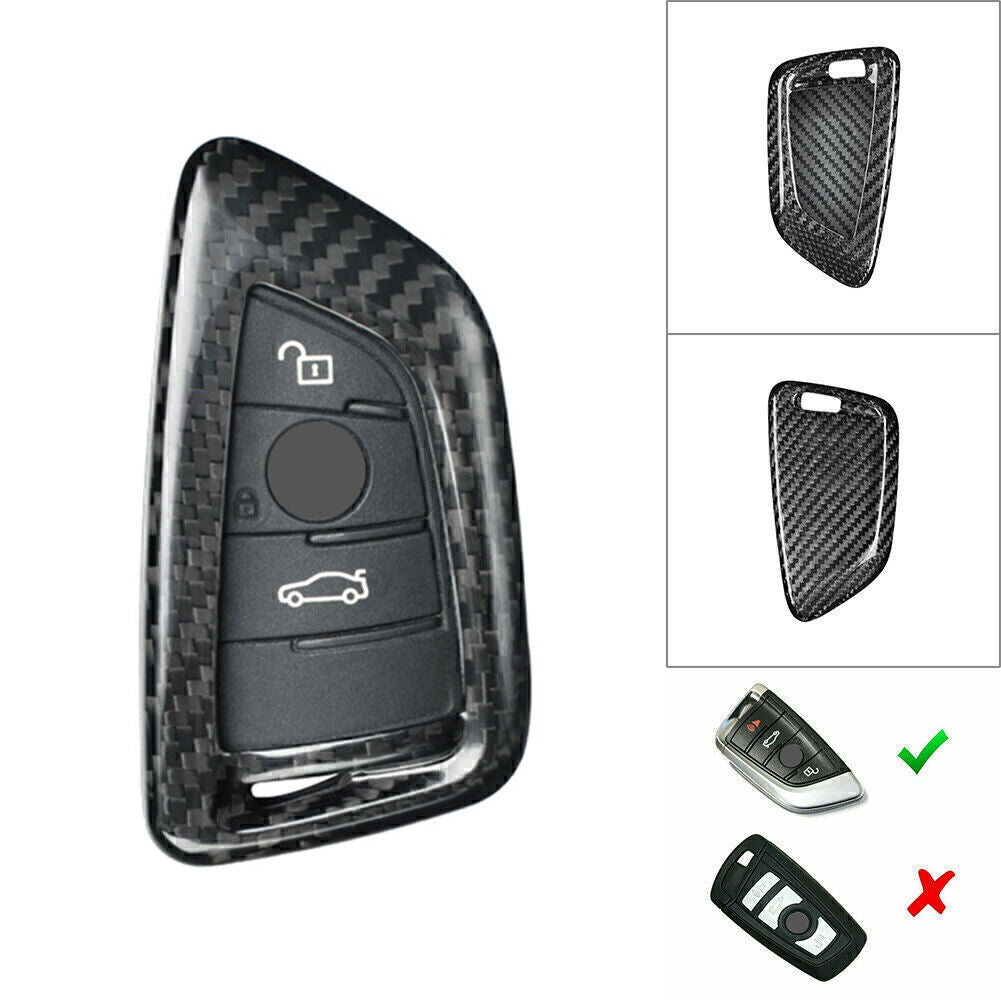 ya 10 5.28 for BMW X1 X5 X6 F48 F15 F16 X-Series Carbon Fiber Remote Key Shell Cover Set