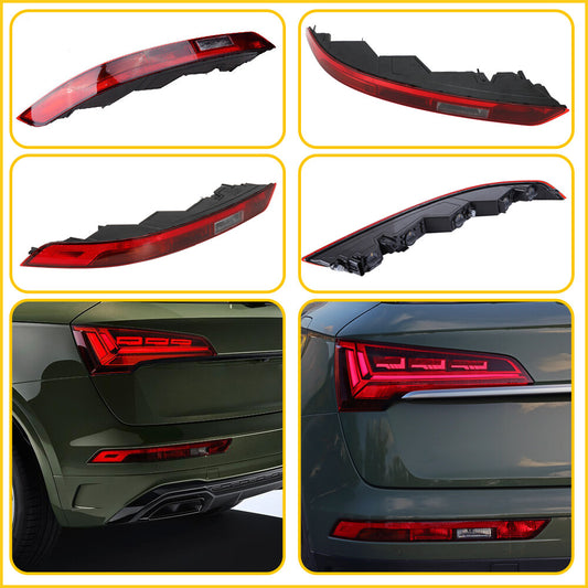 ya 1 8.5.3 Rear Left Right Bumper Lower Tail Light Brake Stop Lamp for Audi Q5 2018-2021