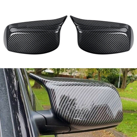 ya 1 8.5.2 2 Piece Carbon Fiber Side Mirror Covers for 2003 - 2008 for E60 E61 E63 E64