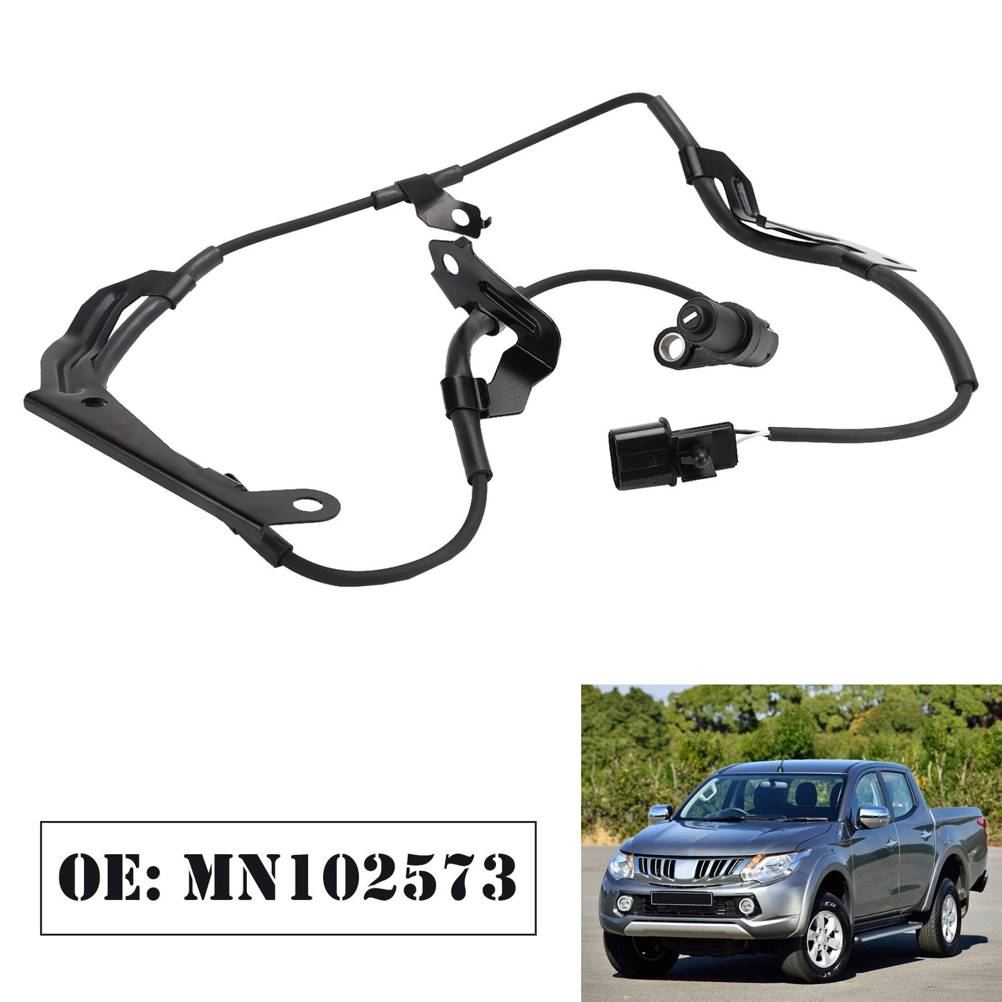 ya 1 8.5.1 ABS Wheel Speed Sensor Front Left For L200 2.5DID B40 MN102573 U1
