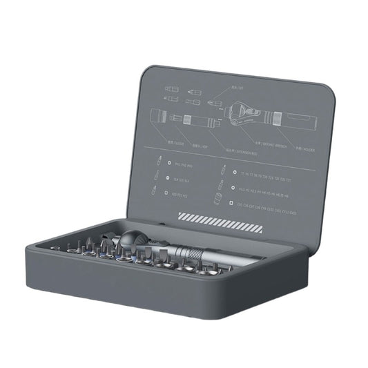ya 26 45 Tooth Ratcheting Screwdriver Kit 40 Bit Retention Tool Steel Design