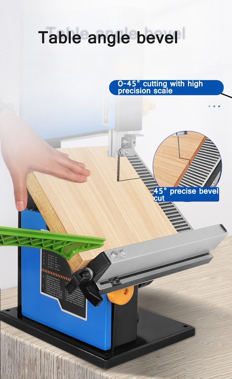 ya 26 8 Inch Woodworking Band Saw Machine Desktop Electric Wire Saw Machine 350W